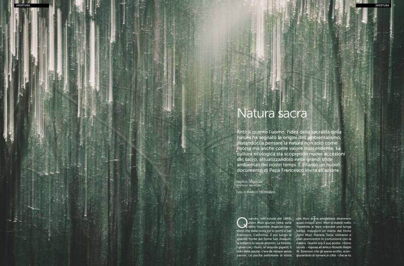 Un articolo della rubrica "Apertura", sulla rivista Ali
