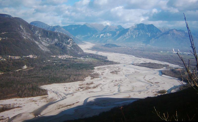 il fiume Tagliamento