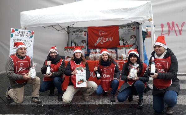 I volontari della Lipu a Roma nel weekend del 2-3 dicembre 2017 