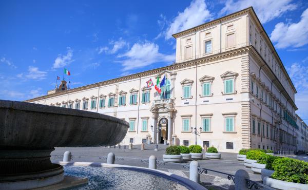 Il Palazzo del Quirinale a Roma