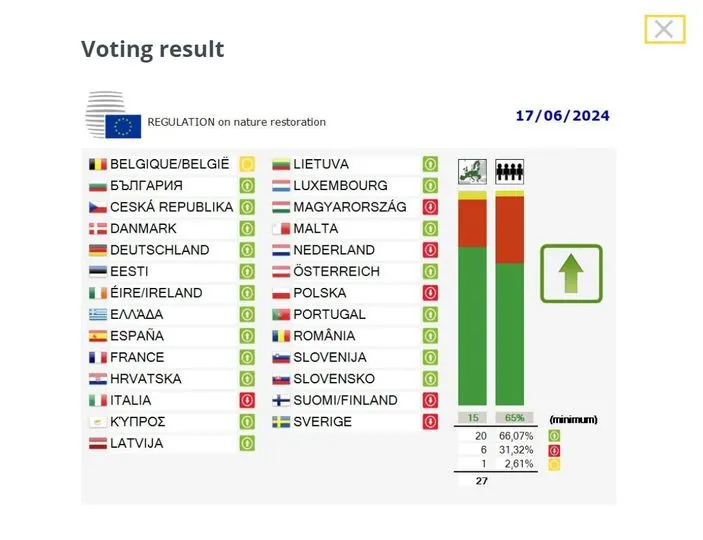Voto finale in Consiglio dell'Ue